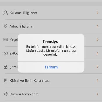 Trendyol Acil Yardım İstiyorum