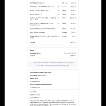 Migros Teslim Edilmeyen Ürün İçin Para İadesi İsteme