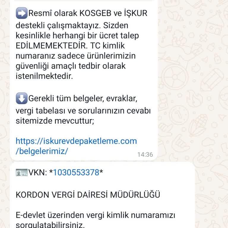 Evde Paketleme İşinde KOSGEB Ve İŞKUR Onayıyla Yanıltma