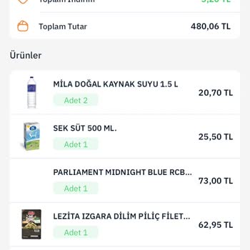 Migros MJet Karantinadan Aldığım Kuşbaşı Etin Sinir Dolu Olması