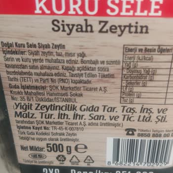 Şok Marketler Market Ve Zeytincilik Firmasında Yaşanan Ürün Sorunu
