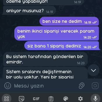 Telegram Paramı Çekmek İstiyorum