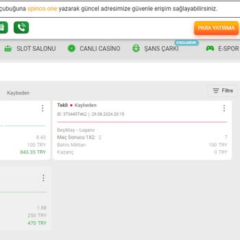 Spinco Türkiye Güvenilir Bir Site Değildir
