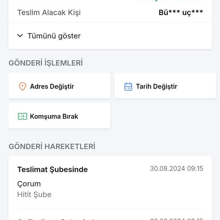 Trendyol Express Dağıtım Noktasına Gelen Paketin Keyfi Yere Bekletilmesi