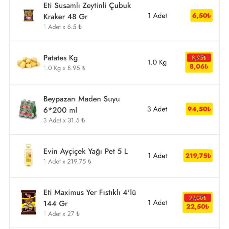 Şok Marketler Eksik Sipariş Ve Yetersiz Müşteri Hizmetleri!