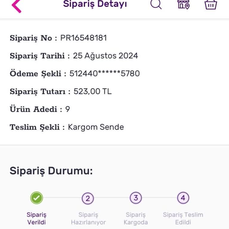 Gratis Siparişim Günlerdir Hazırlanmıyor