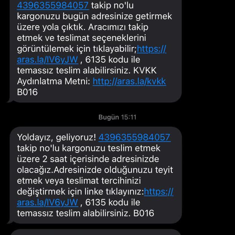 Aras Kargo Kargom Kime Bırakıldı?