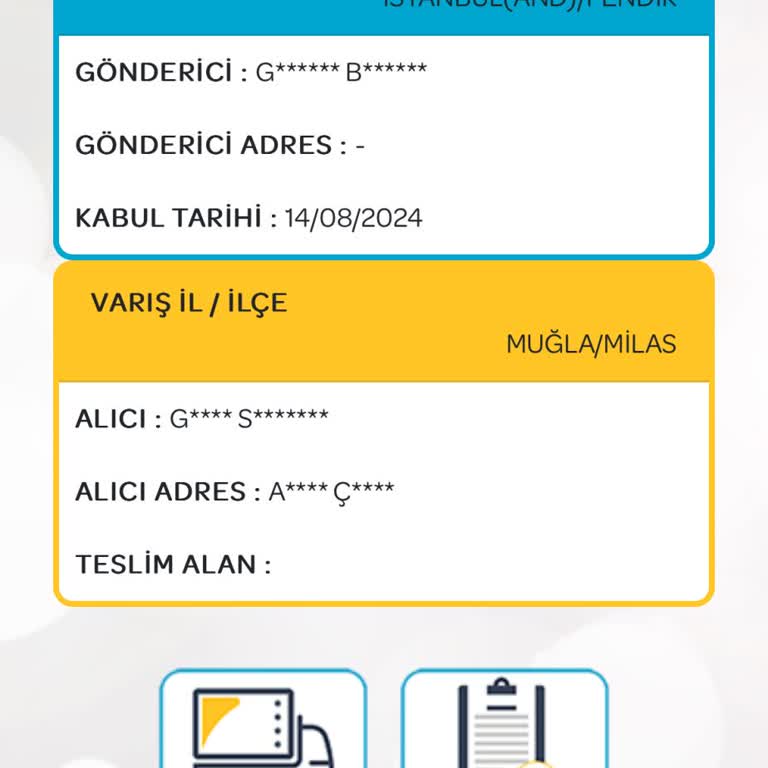 PTT Kargo Kartım Tarafıma Teslim Edilmemesi