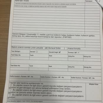 Altur Otomotiv Kötü Bir Hizmet Kalitesi Ve Müşteriyi Mağdur Etme Hususu