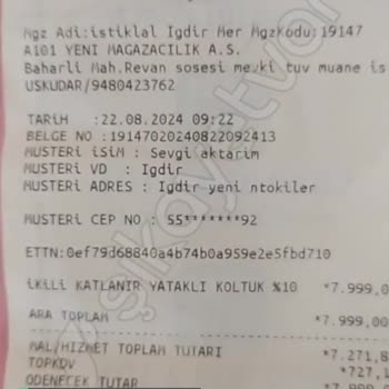 A101 İade Ücreti Verilsin