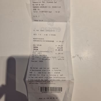 Canpark Emsan Ve Homend Ürün Problemi