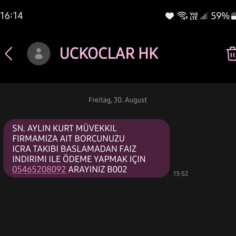 UCKOCLAR HK (SMS) Uckoclar Hk Sebepsiz Mesaj