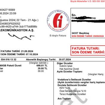 Vodafone'dan Şok Fatura ve Haksız Taahhüt İptali