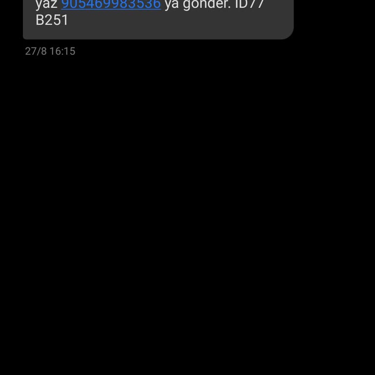 Verify Bilinmeyen Uygulamadan Gelen Doğrulama Kodu Mesajı