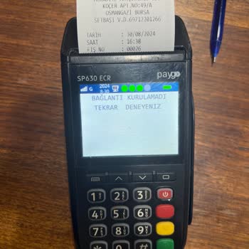 Paygo Sp630ecr Yazarkasa Bağlantı Vb. Hataları