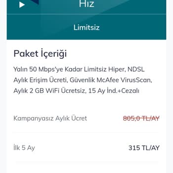 Türk Telekom Online Tarife Yenilemiyor.