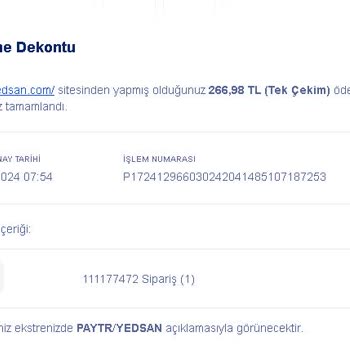 Yedsan Oto Siparişimi İptal Etti Ve Paramı İade Etmedi