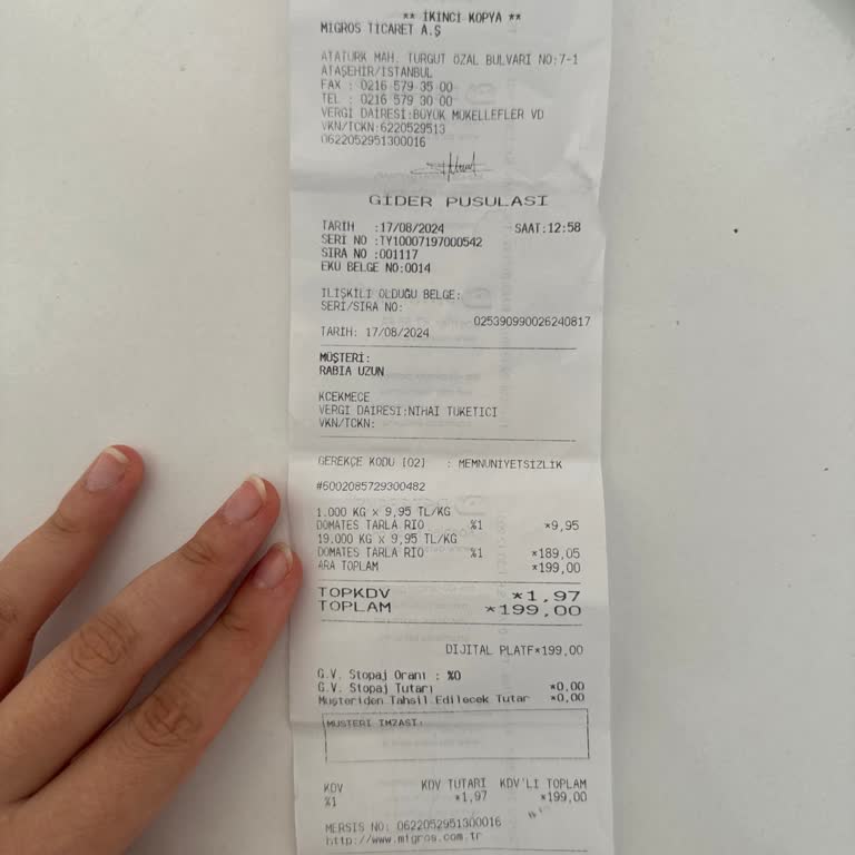 Migros Paramı İade Etmiyor