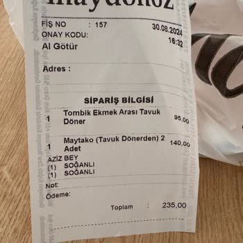 Maydonoz Döner Bu Ne Biçim Tombik Döner