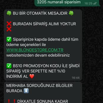 Blonde Store Siparişim Gönderilmiyor Ve Asla Kendilerinle İletişime Geçemiyorum
