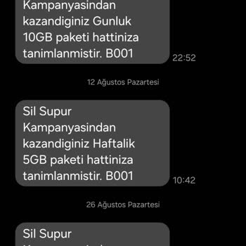 Türk Telekom Sil Süpür Kampanyasında Hediye Paketi Sorunu
