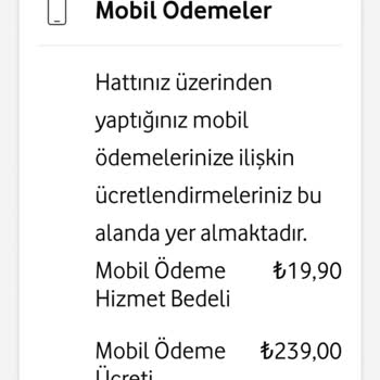 Mobil Ödeme Ücreti Sorunu ve Yanlış Fatura