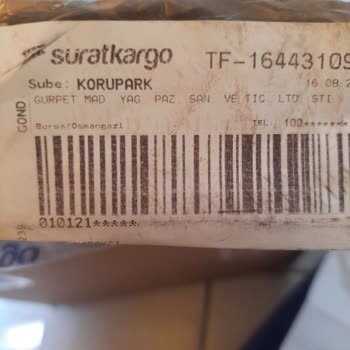 Sanal Yağ Market Yanlış Ürün Ve Uzun Teslimat Süresi Sorunu