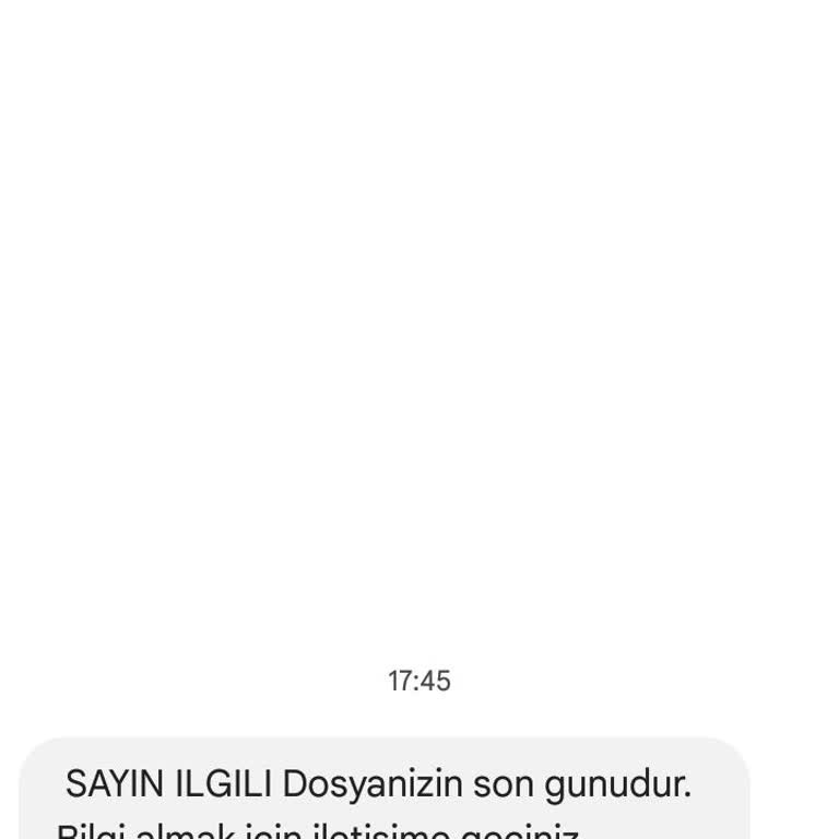 Ekp Uzlaşma (SMS) Bilinmeyen Numaradan Gelen Arabuluculuk Mesajı