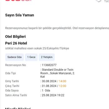 ETS Tur'da Oda Rezervasyonunda Büyük Hayal Kırıklığı