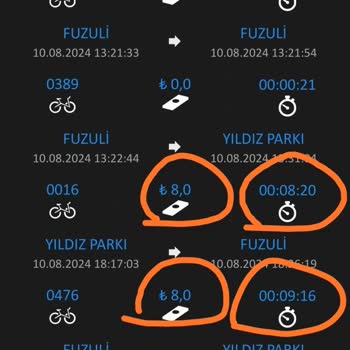 Kayseri Büyükşehir Belediyesi Paybis Bisiklet Kiralama Ücretsiz Süresi Dolmadan Para Kesiyor