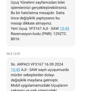 Ajet Mağduriyet Biletimi Değiştirmiyorlar