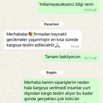 Abuello Siparişim 16 Ağustos Tarihinden Bugüne Kadar Kargoya Bile Verilmedi