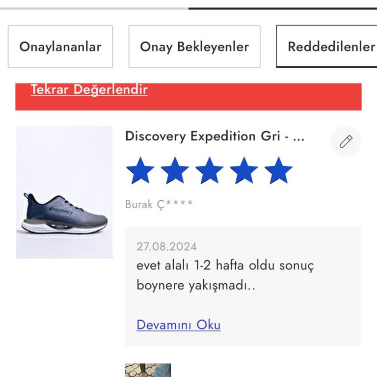 Boyner Ürünün Arkasında Durmadı