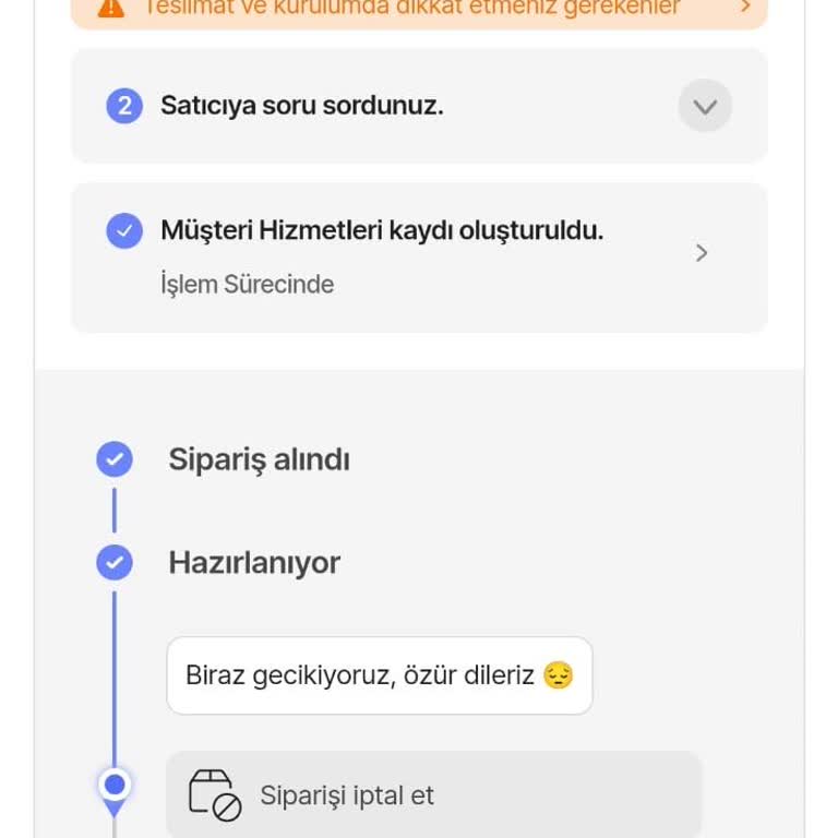 Hepsiburada.com Tarafından Yapılan Sipariş Dayatması