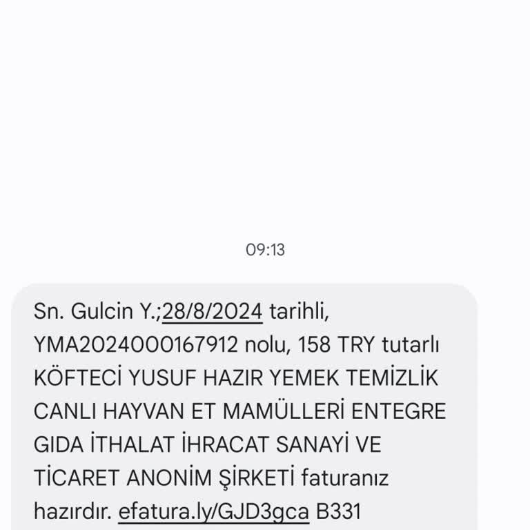 Köfteci Yusuf E Logo Şikayet