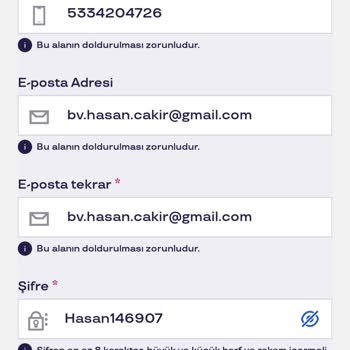 Pluxee Türkiye Aplikasyonu GSM İle Açmak İstemiyorum