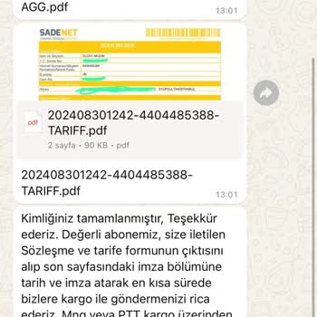 Sadenet İnternet Yanlış Bilgilendirme