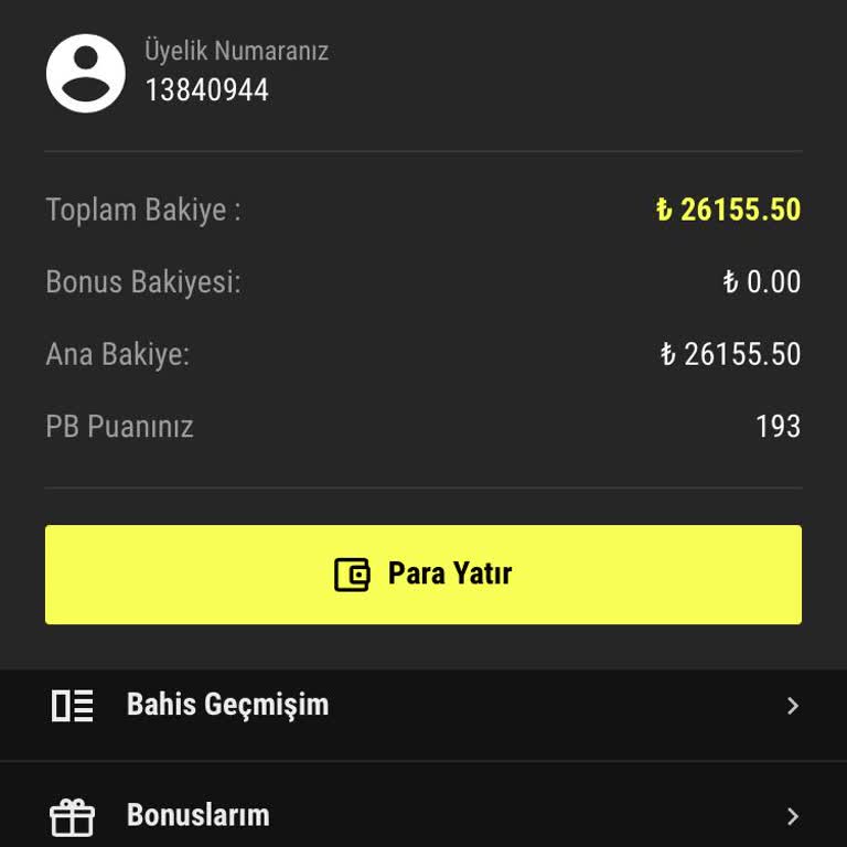 Paribahis Paramı Elimden Aldı