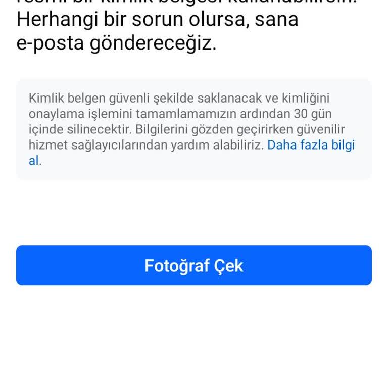Facebook Kimlik Yükleme Sorunu: Instagram'a Giriş Yapamıyorum