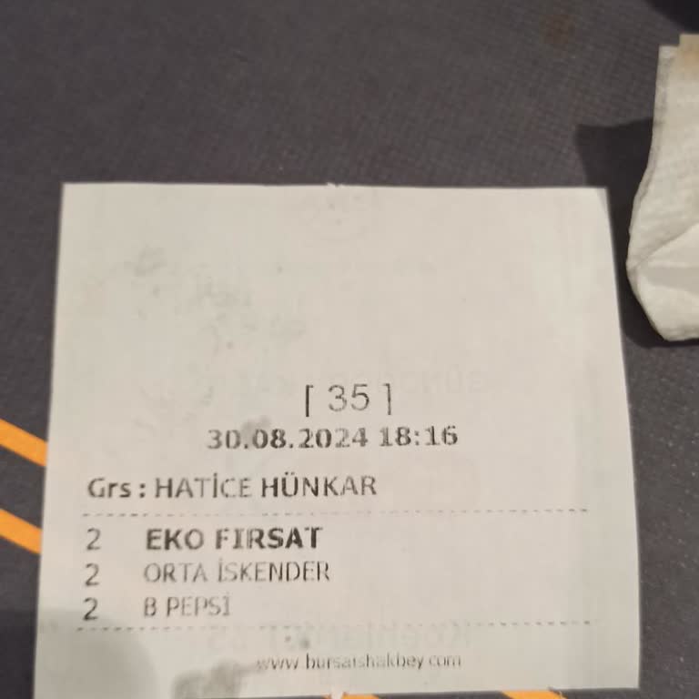 Bursa İshakbey İskender Bu Kadar İnce Ve Kuru İskender Hiç Yemedim.