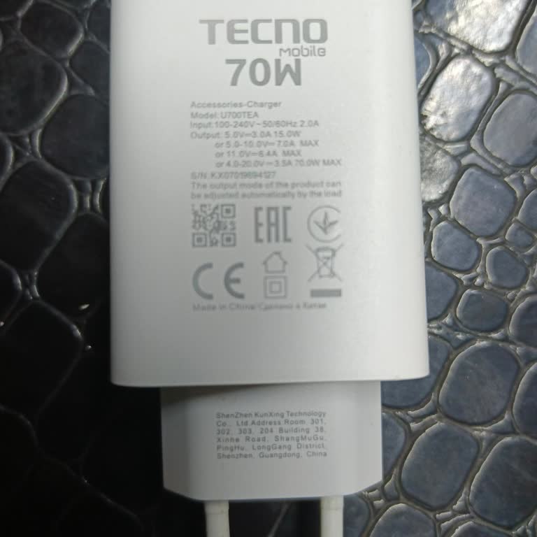 Tecno Mobile Teknik Destek Olarak Yeni Şarj Takımı Satış Olmalı