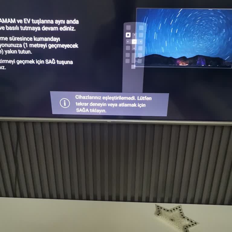 TCL Televizyon TCL Esli Komut Ve Kumanda Sorunu