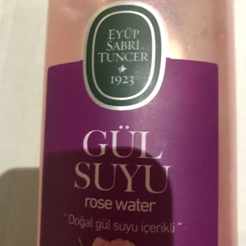 Eyüp Sabri Tuncer Markasının Gül Suyu Yüzümü Yaktı