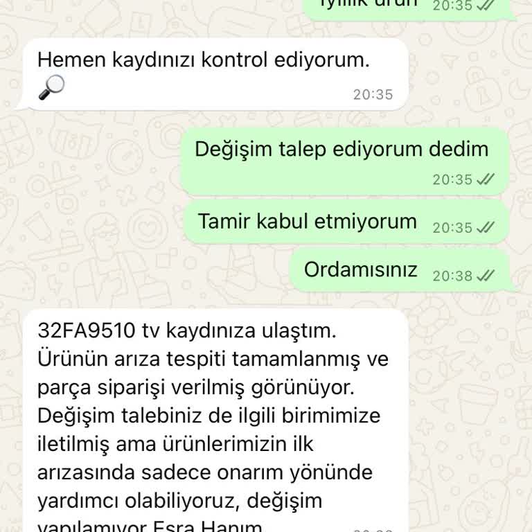 Vestel TV Arızası Ve Servis Sorunu