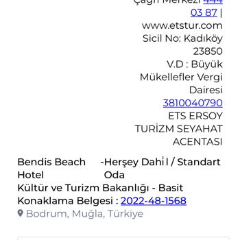 Etstur Bendis Beach Otel'de Hayal Kırıklığı: Yemekler Ve Hizmetler