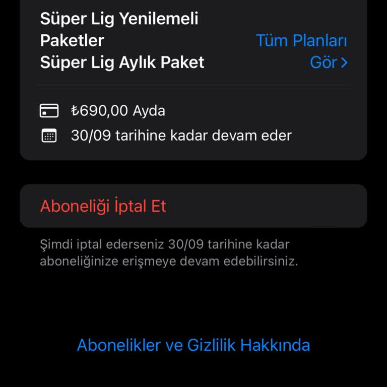 Tod TV Üyelik Hesabımda Gözükmüyor