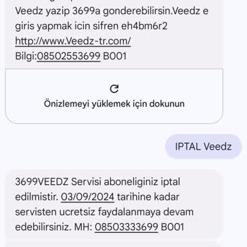 Veedz-tr.com Haksız Üyelik Ve Fatura Yansıması Sorunu