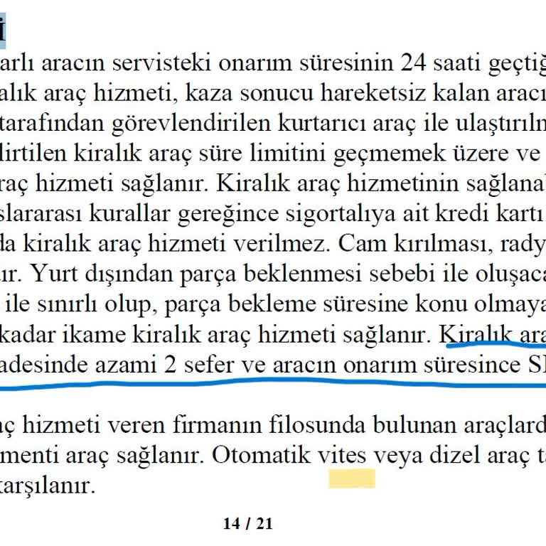 Sompo Japon İkame Araç Mağduriyeti