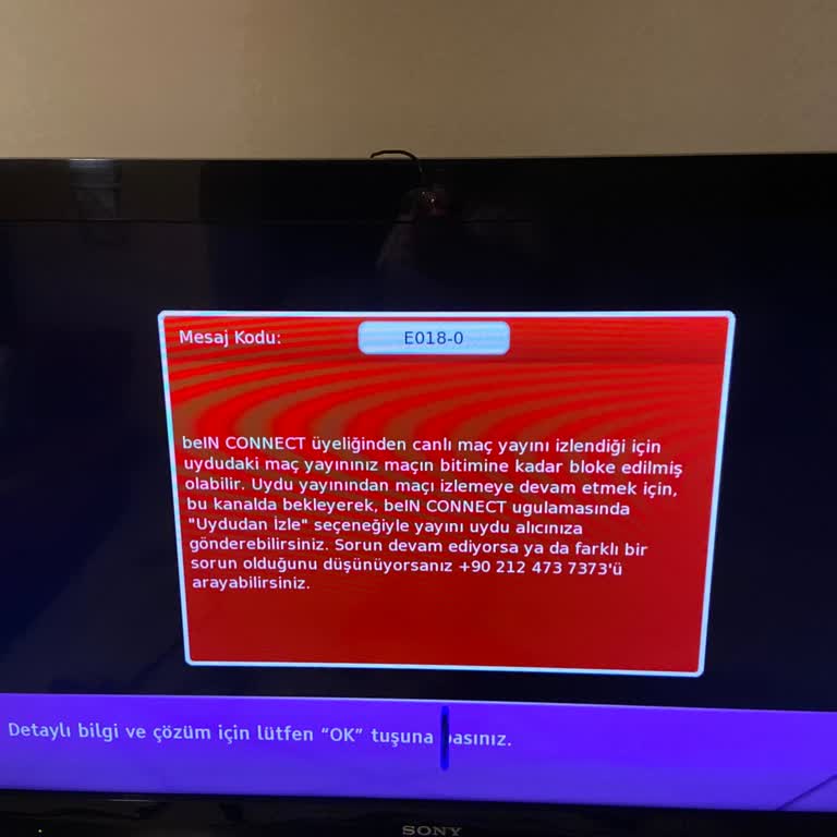 Digiturk Bein Connect'e Erişim Sorunu Ve Müşteri Hizmetleri Yetersizliği