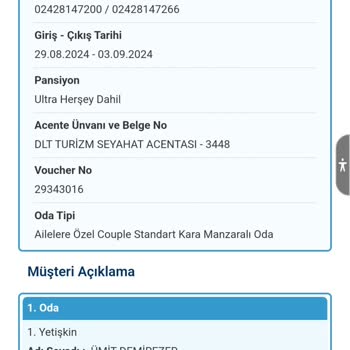 Orange County Kemer 4 Kislik Rezervasyon Yaptırdık Bize 3 Kisilik Oda Verdiler